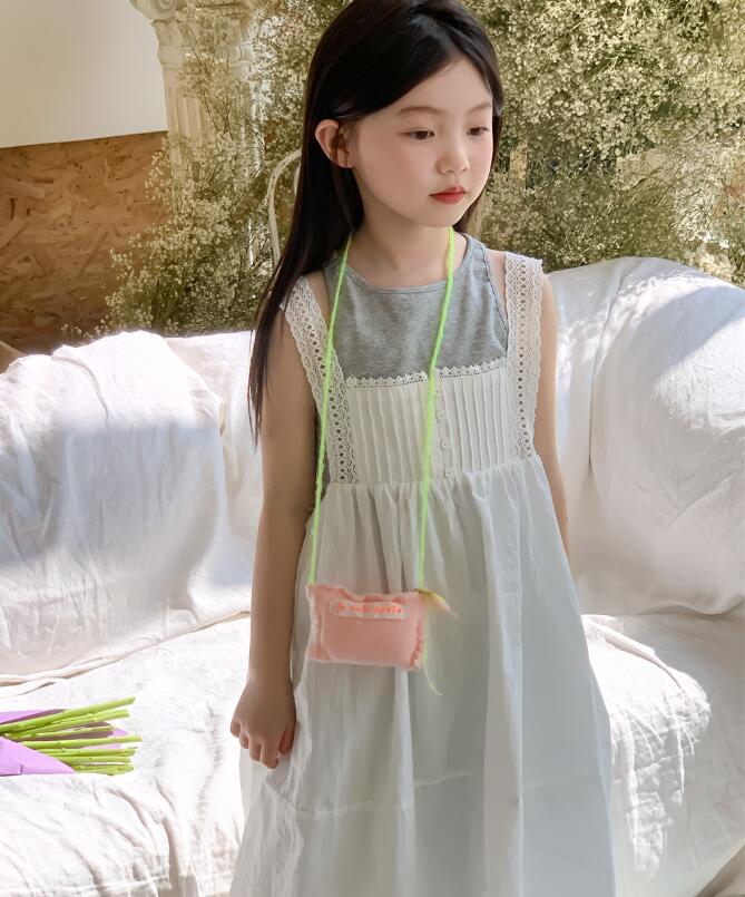 2025新品★子供服　ベスト+ワンピース　セットアップ★90cm〜160cm