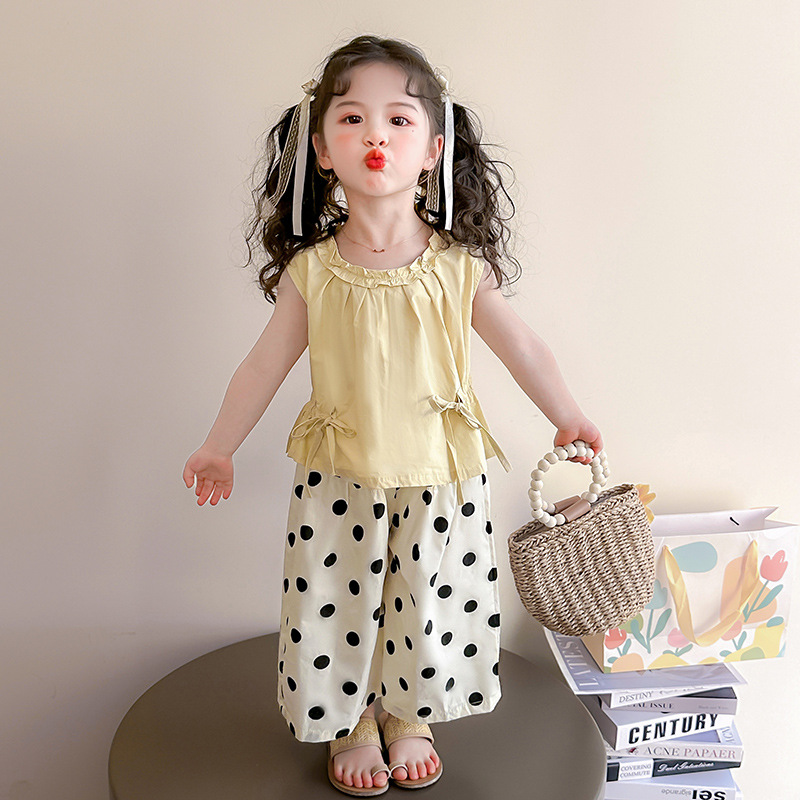 2025夏新品★子供服　セットアップ★90cm〜140cm 2色