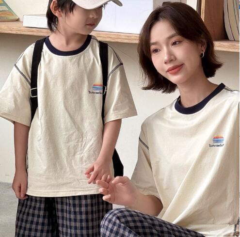 2025夏新作★子供服&親子服　トップス★90cm〜150cm 4色