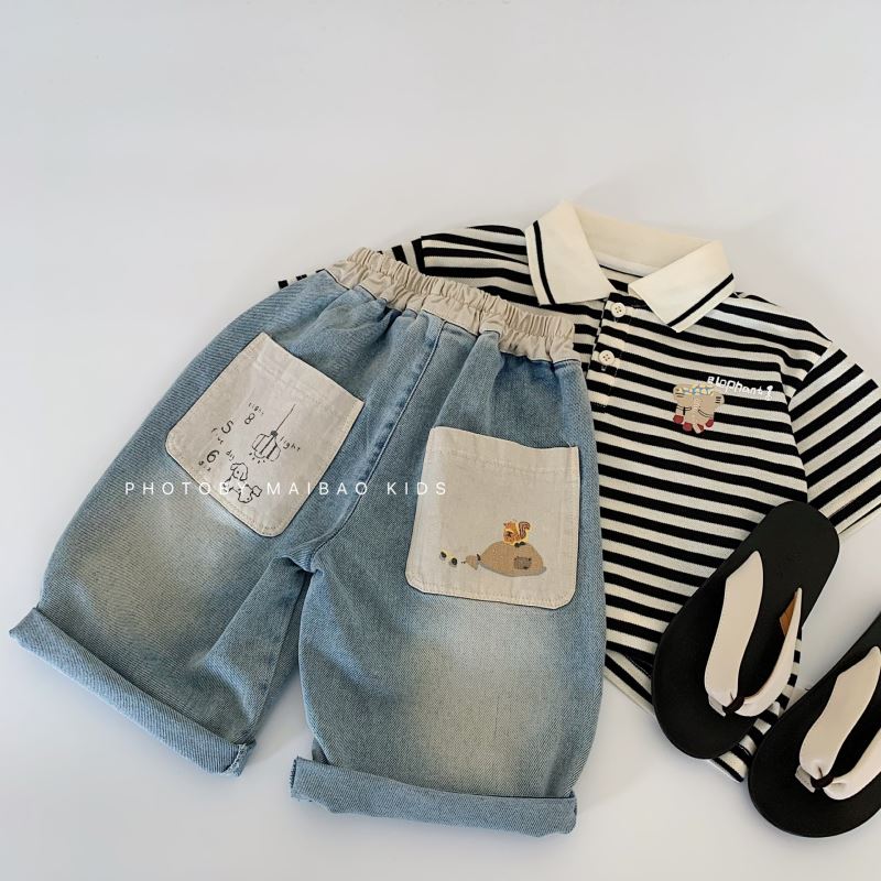 2025夏新入荷★子供服　デニムズボン★90cm〜140cm