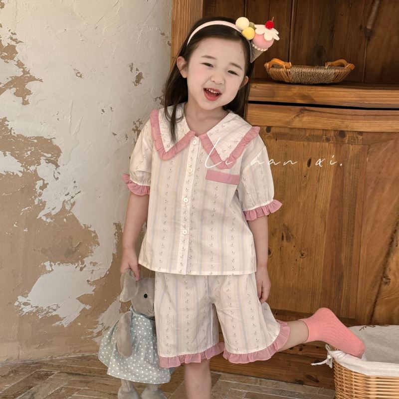 「2025」子供服★セットアップ★部屋着★韓国風子供服★3色90cm〜130cm