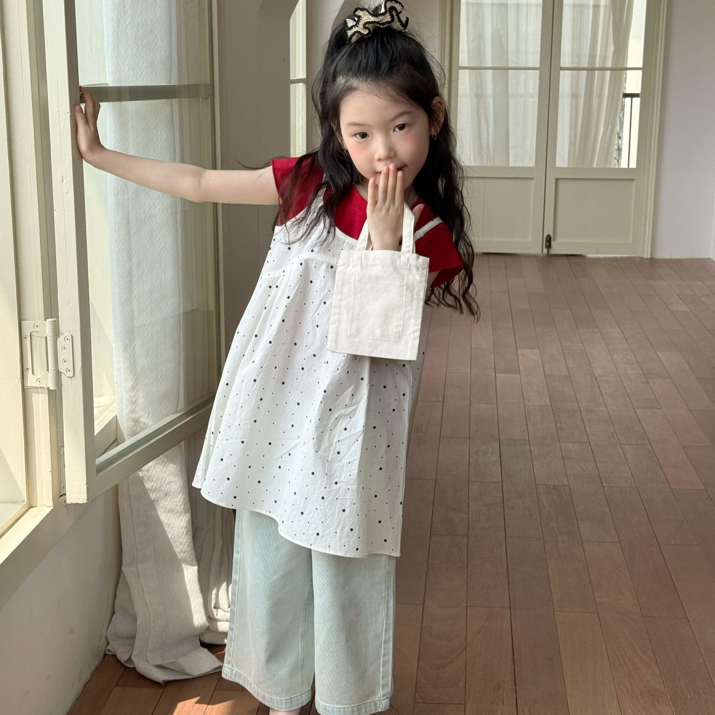 2025★夏新作★韓国風ベビー服★トップス★ワンピース★ズボン★7〜17 3色