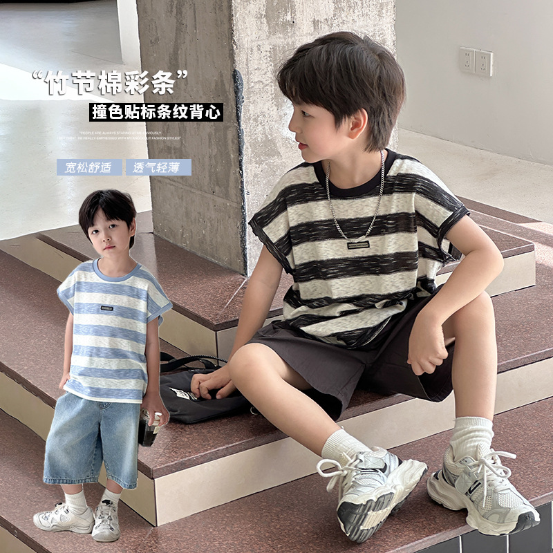 2025夏新作A★子供服　トップス★90cm〜170cm 2色