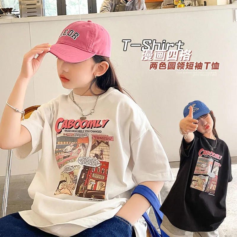 2025★夏新作★韓国風子供服★トップス★90cm〜170cm 2色