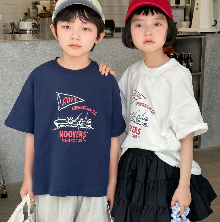 2025夏新作MXW★子供服　トップス★90cm〜150cm 2色