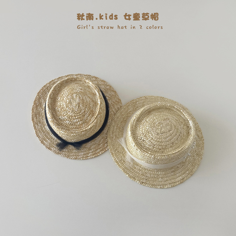 2025年新品★子供用★帽子　麦わら帽子★ 2色