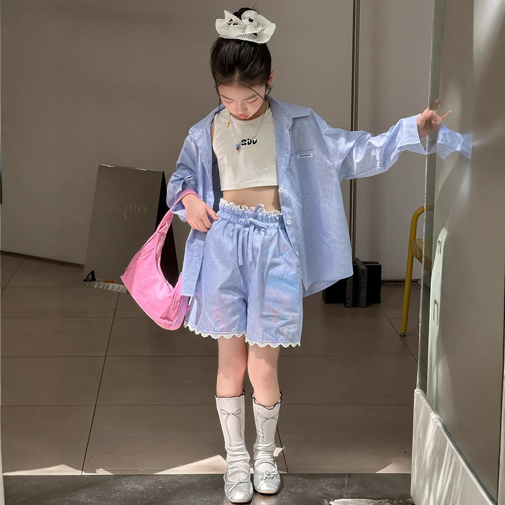 2025新品★子供服　ベスト&ブルーセット分けて★120cm〜170cm 2色