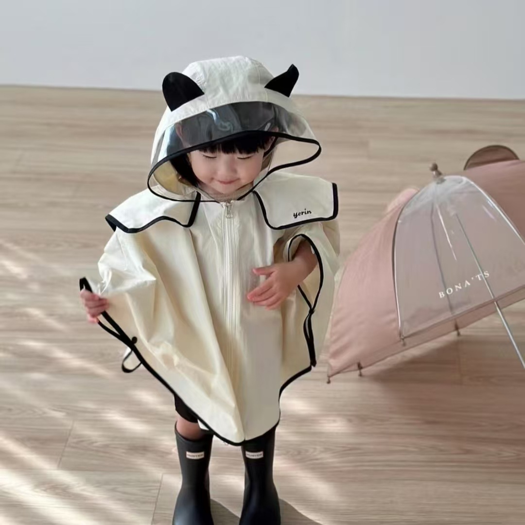2025新作★子供服　レインコート 防水マント★S/M