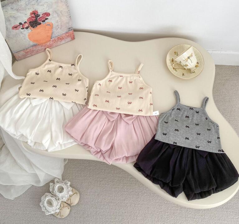 2025新入荷★子供服　キャミソル&ズボン分けて★73CM〜120cm 3色