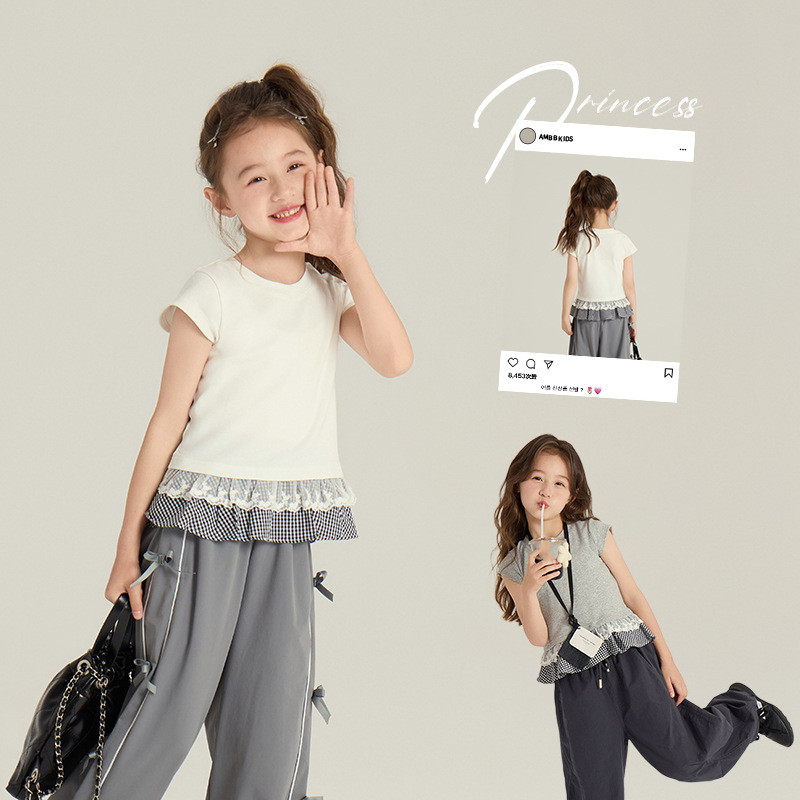 2025新作A★子供服　トップス★90cm〜170cm 2色