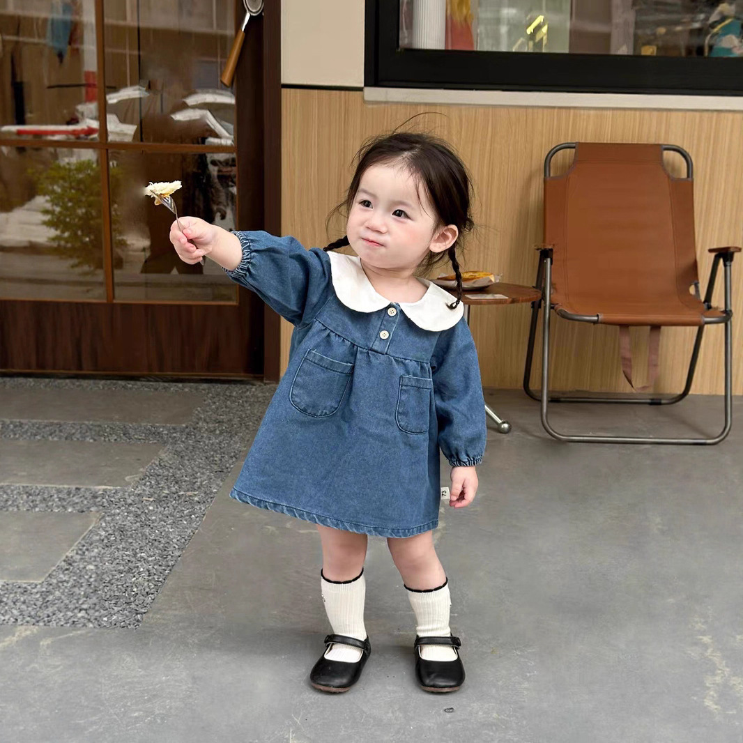 2025秋新品★子供服　ワンピース★73CM〜100cm