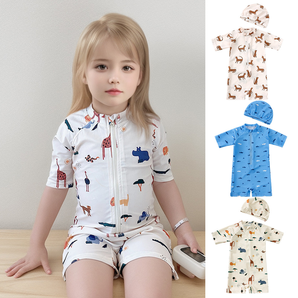 「2025」子供服★連体服★水着★速乾★韓国風子供服★3色80cm〜130cm