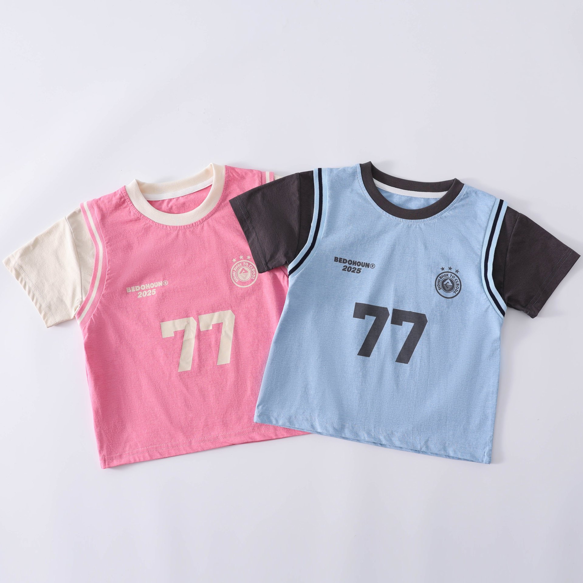 2025新作★子供服&親子服　トップス★90cm〜150cm 2色