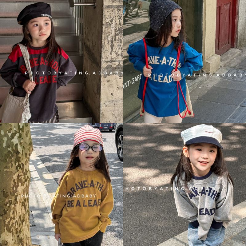 2025秋新入荷SJ★子供服　トップス★80cm〜130cm 4色