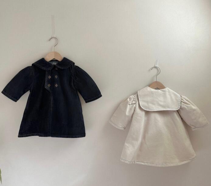 2025秋新品★子供服　ワンピース★73CM〜100cm 2色