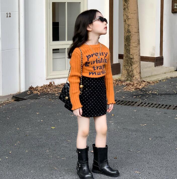 2025秋新品★子供服　セーター&スカート★90cm〜140cm