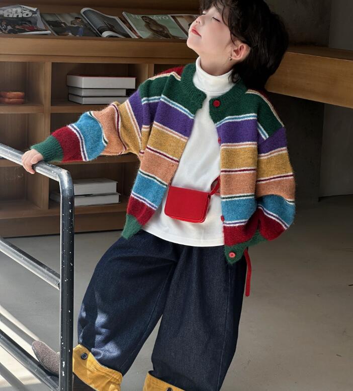2025秋新品MT★子供服 　カーディガン★90cm〜150cm