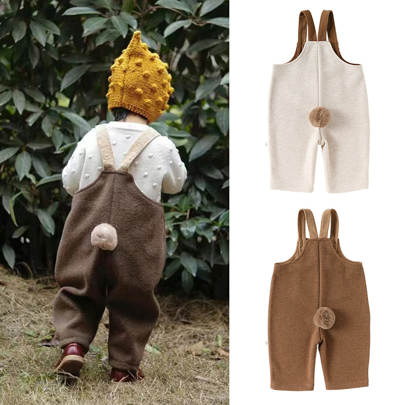 2025秋冬新品★子供服　サロペット★80cm〜110cm 2色