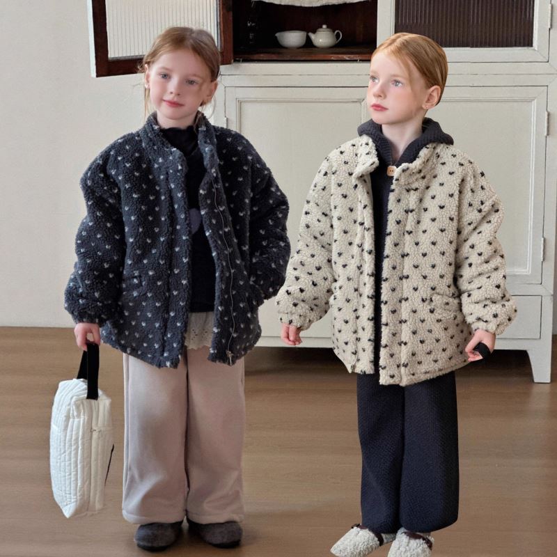 2025冬新品HLL★子供服 　コート★90cm〜150cm 2色