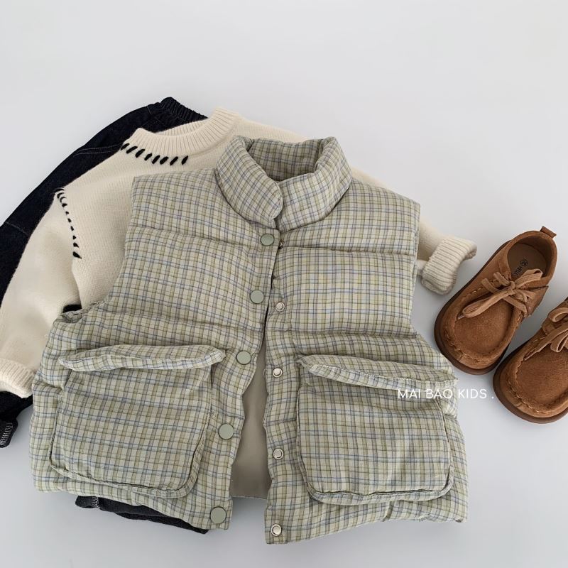 2025冬新品MB★子供服 　ベストコート★90cm〜140cm