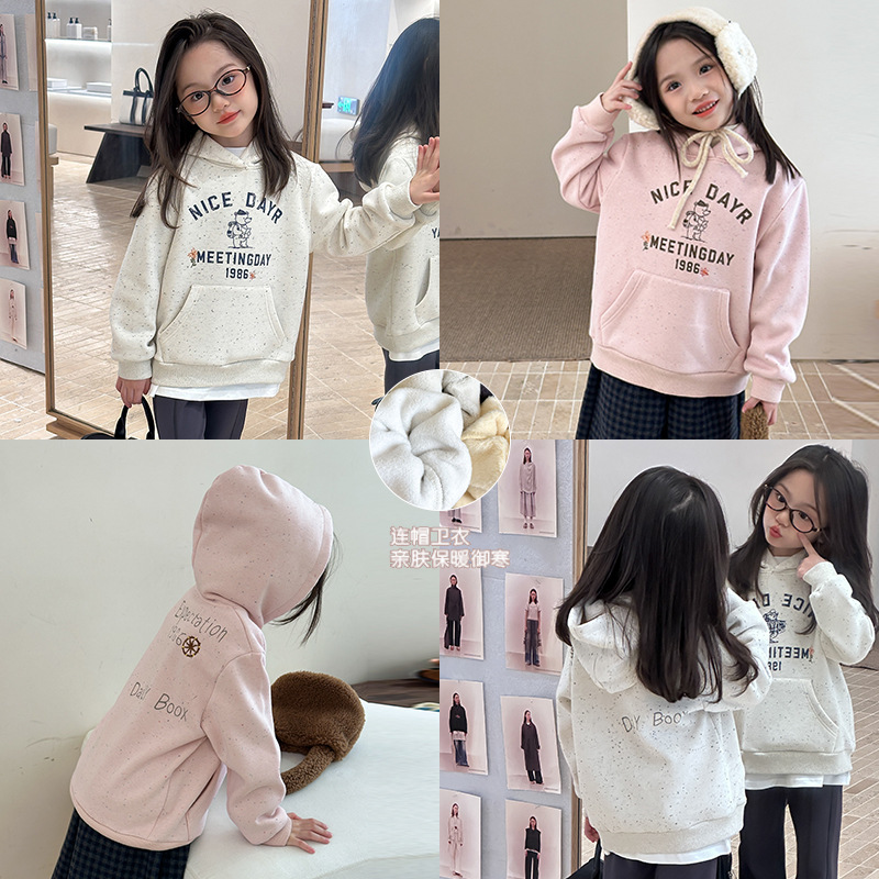 2025冬新品A★子供服　パーカー　トップス★90cm〜170cm 3色