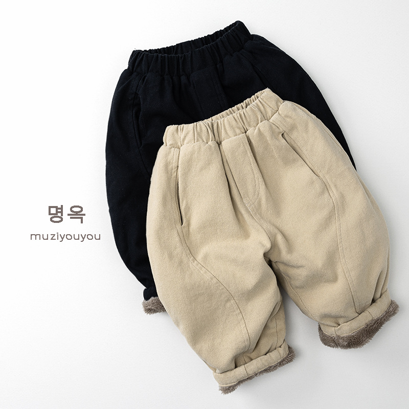 2025冬新入荷muji★子供服　ズボン★80cm〜130cm 2色