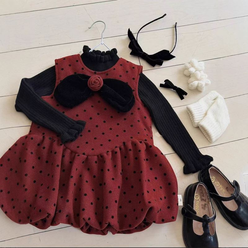 2025冬新品SX★子供服　ワンピース&セーター分けて★80cm〜130cm