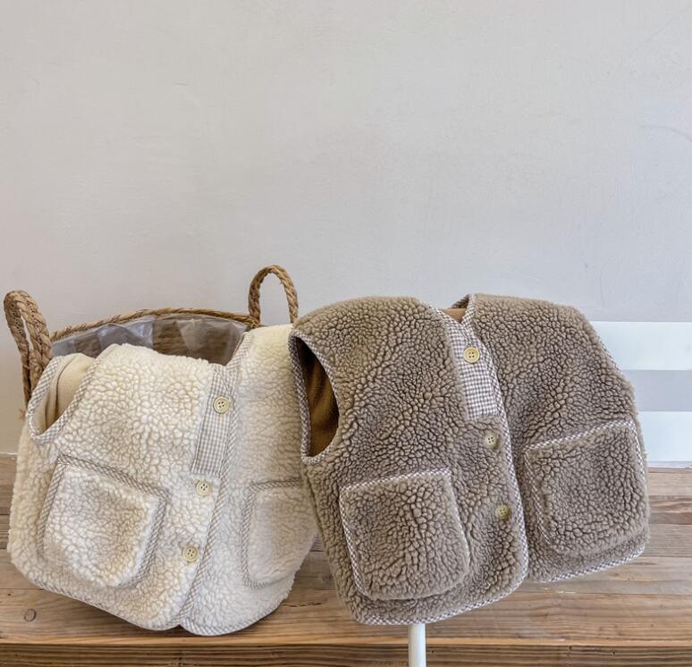 2025新品SJ★子供服 　ベストコート★80cm〜130cm 2色