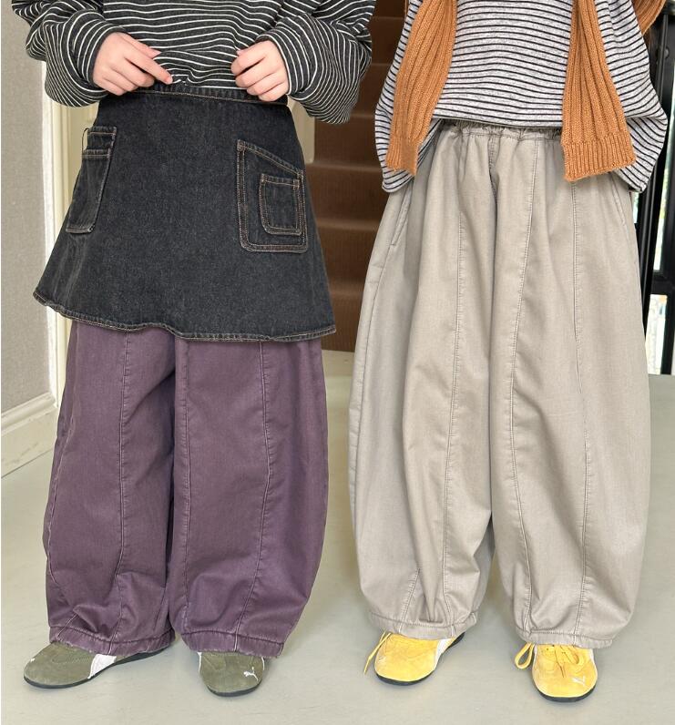 2025冬新品MXW★子供服　ズボン★90cm〜150cm 2色
