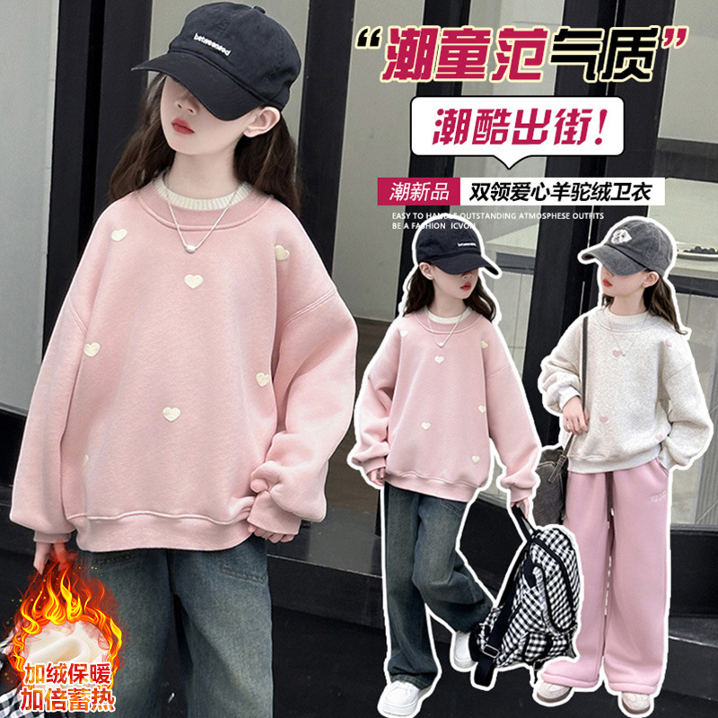 2025冬新品★子供服　トレーナー&ズボン分けて　裏起毛★120cm〜180cm
