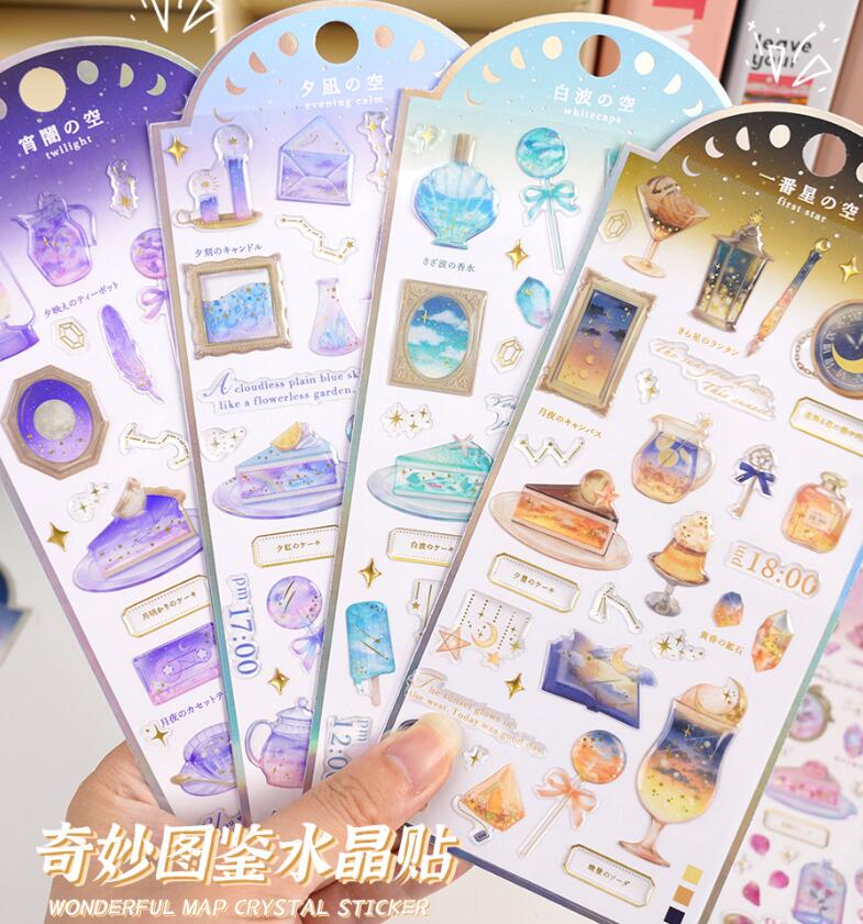 激安販売★立体エンボス★防水ステッカー ★DIY デコレーション用