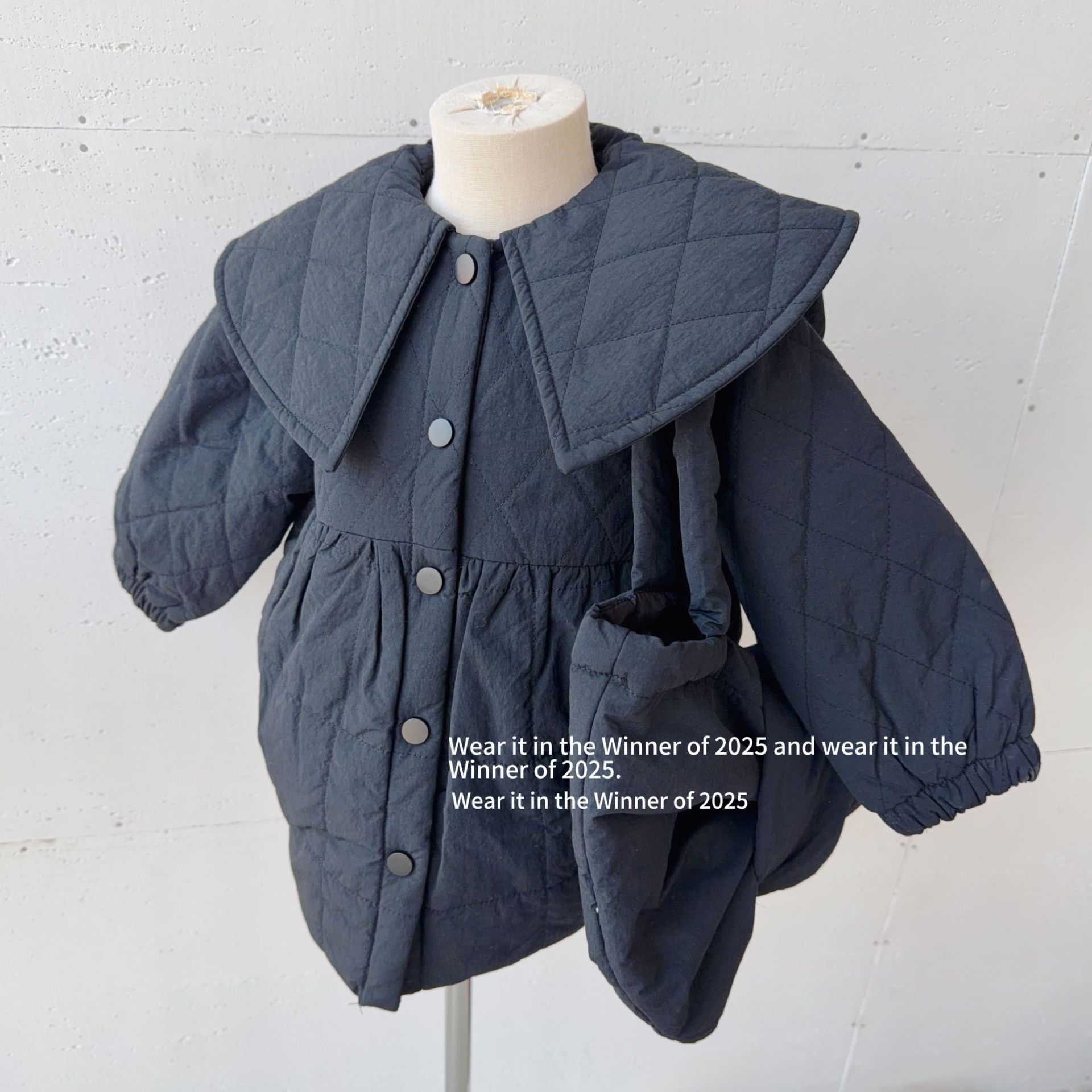 2026新品TQ★子供服 　コート+バッグ★90cm〜150cm 2色