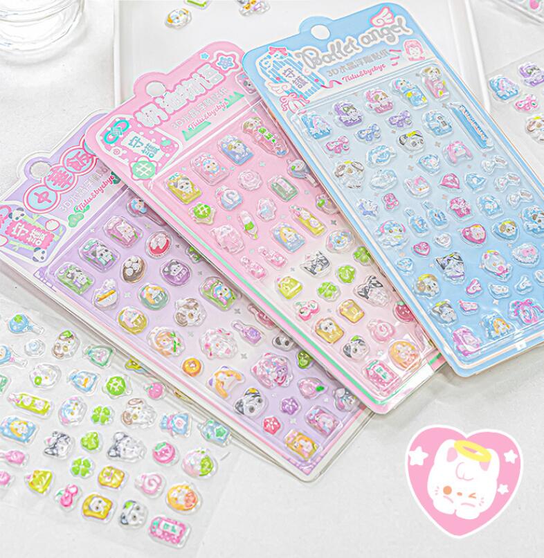 子供お褒めシール★立体エンボス★防水ステッカー ★DIY デコレーション用