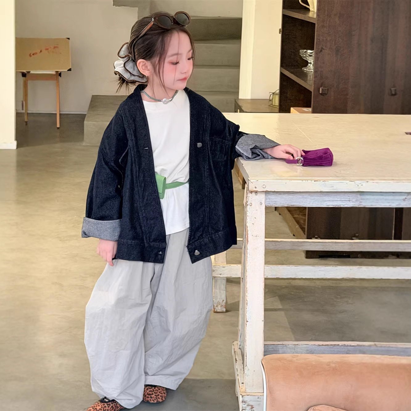 2026★秋冬新作★韓国風子供服★デニムコート★90cm〜150cm