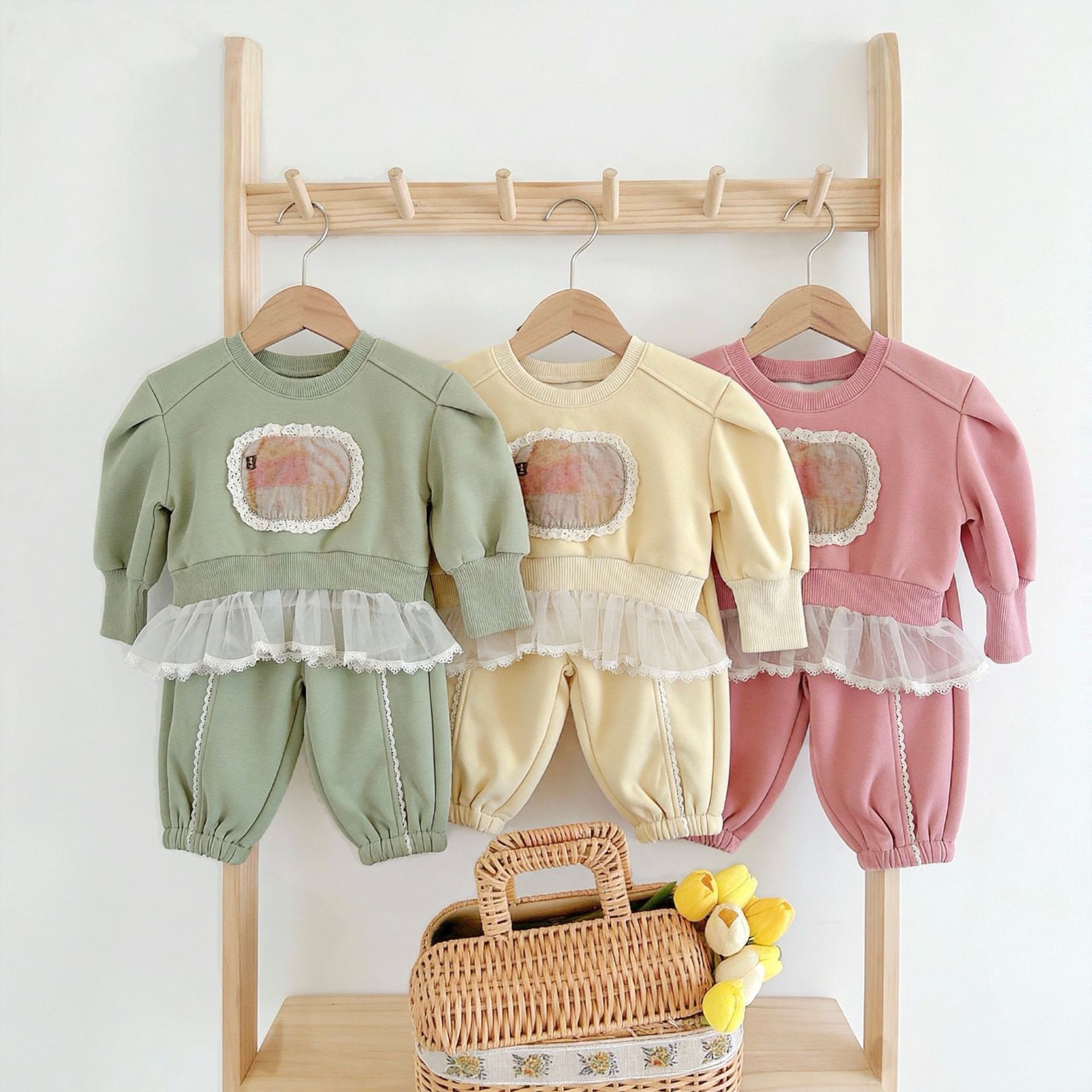 2026★新作★韓国風ベビー服★トップス+ズボン★73CM〜120cm 3色