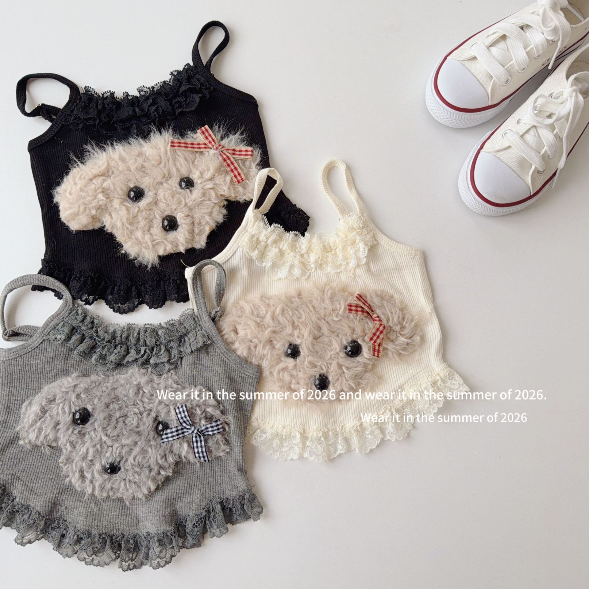 2026新作TQ★子供服　トップス★90cm〜150cm 3色