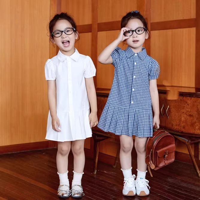 2026新品SC★子供服　ワンピース★7/90-95cm〜17/130-140cm 2色
