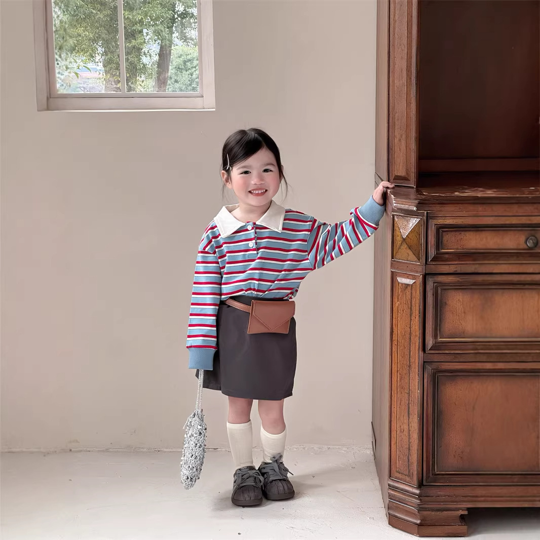 2026★春秋新作★韓国風子供服★トップス★スカート★90cm〜140cm 2色