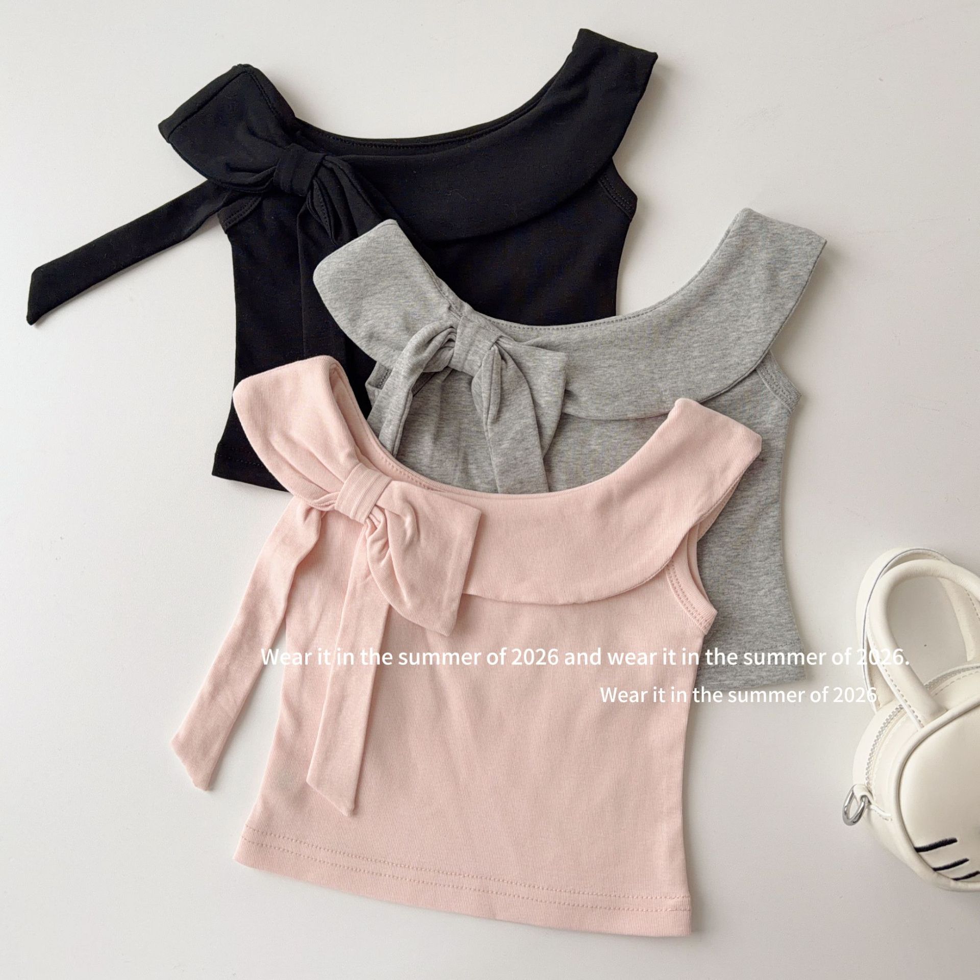 「2026」子供服★トップス★無地★韓国風子供服★3色90cm〜150cm