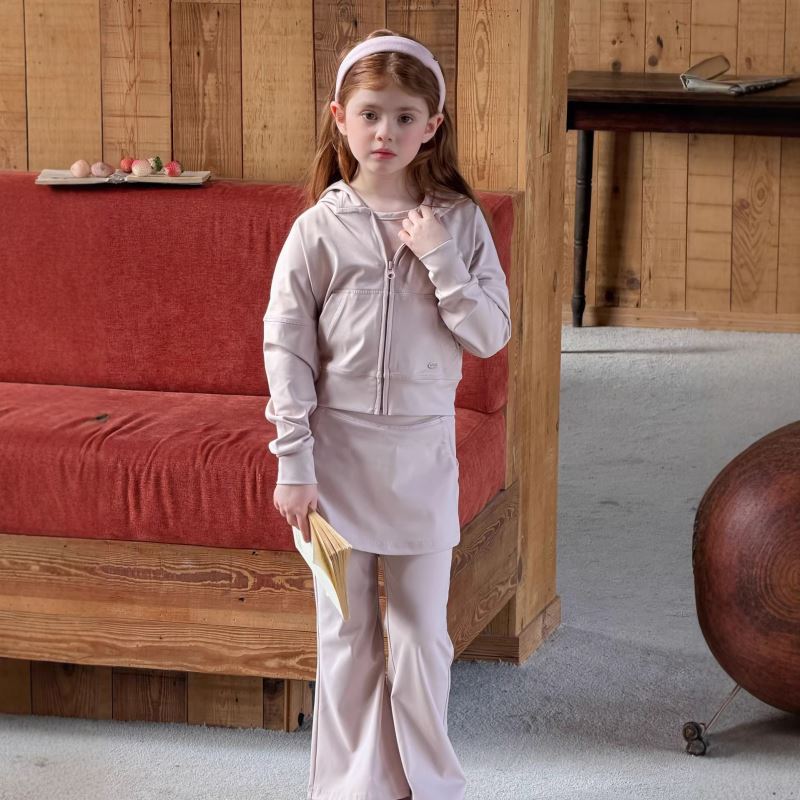 2026新品otaly/6006★子供服　速乾・紫外線カット コート+ズボン　スポーツセット★90〜150 2色
