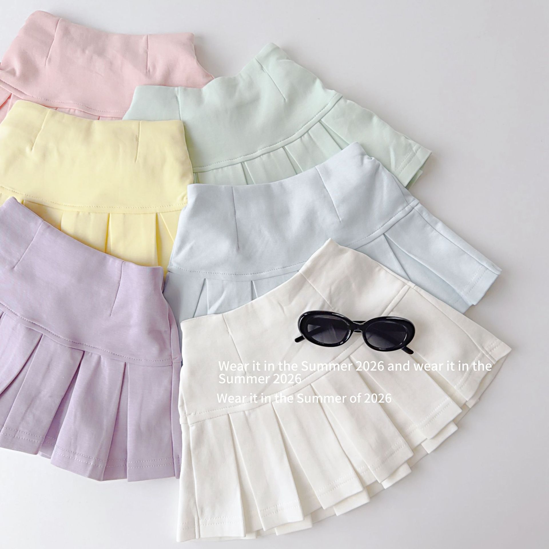 2026新品TQ★子供服　スカート★90cm〜150cm 6色