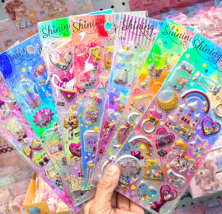子供お褒めシール★立体★防水ステッカー ★DIY デコレーション用
