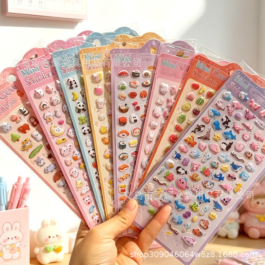 子供お褒めシール★立体お尻もちもち★防水ステッカー ★DIY デコレーション用