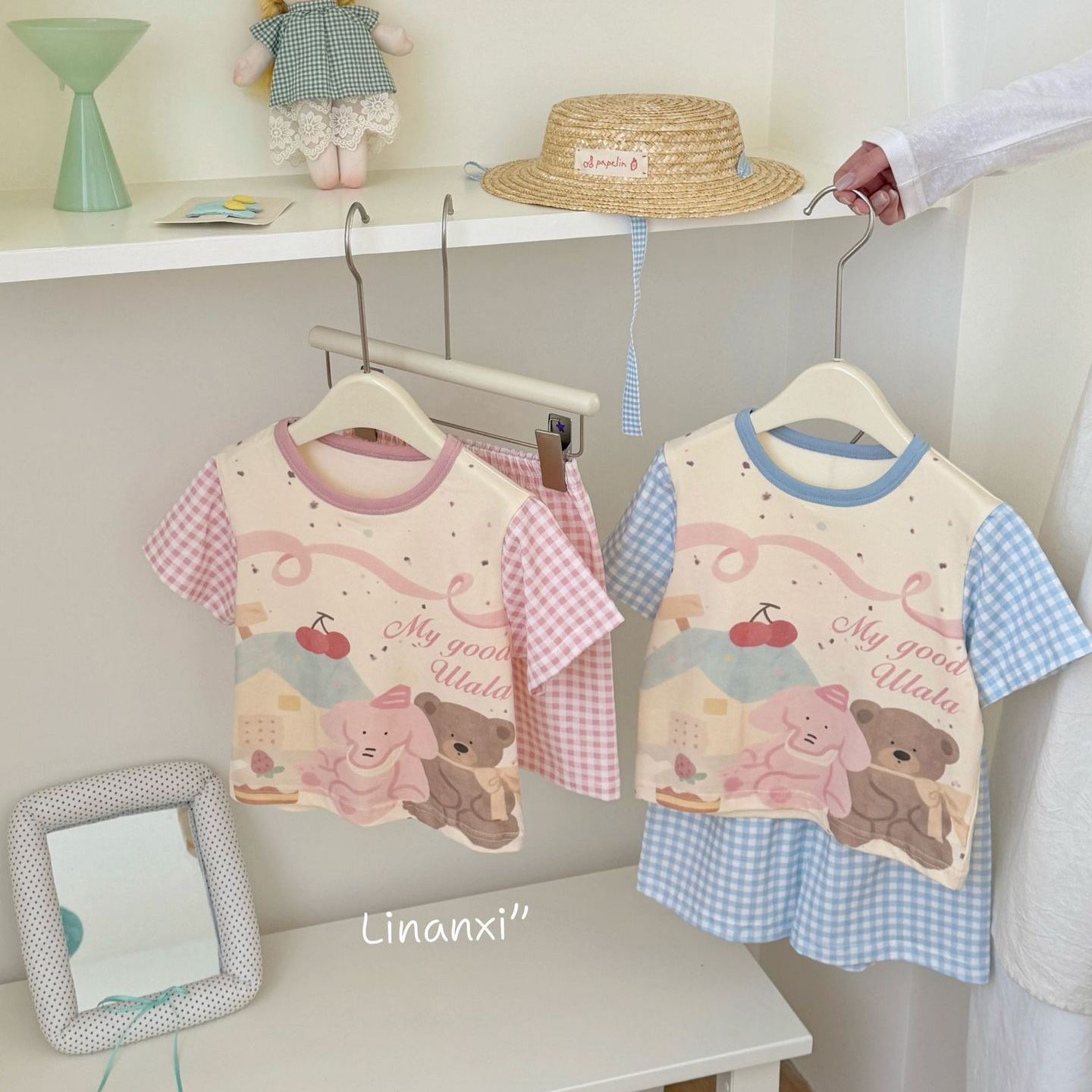 2026新品★子供服　ルームウェア　セットアップ★90cm〜140cm 2色