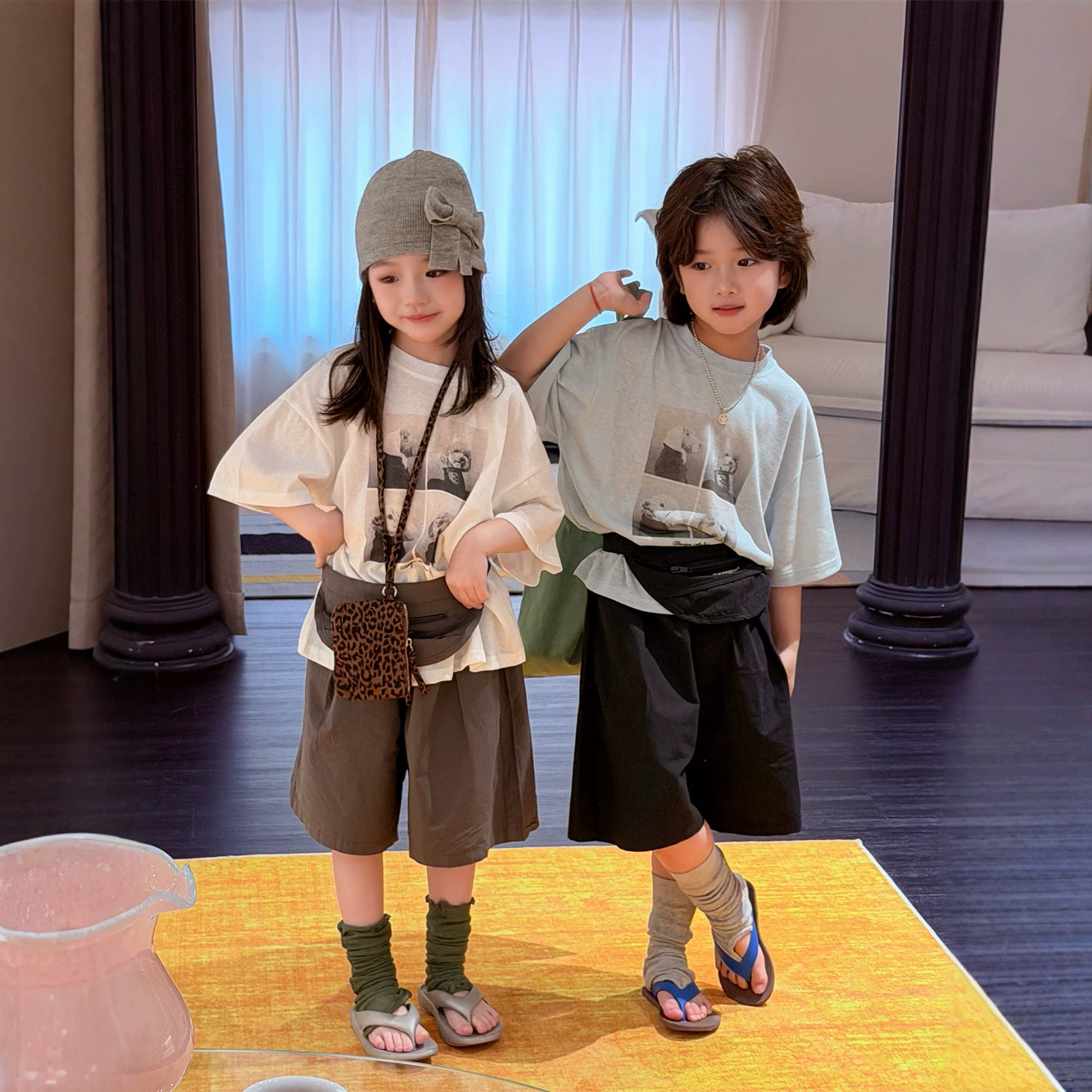 2026★夏新作★韓国風子供服★トップス★90cm〜150cm 2色