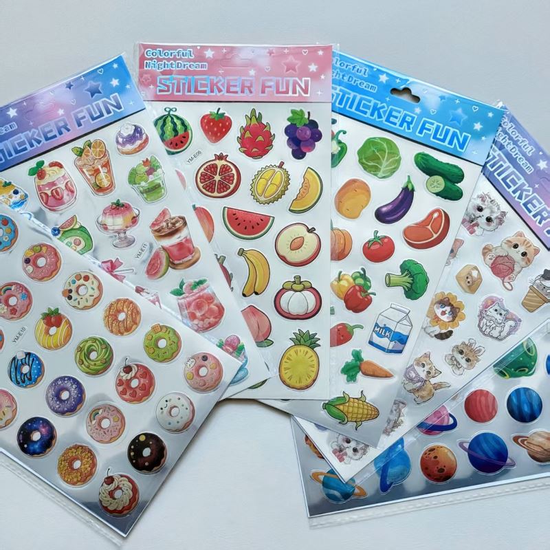 子供お褒めシール★立体★防水ステッカー ★DIY デコレーション用