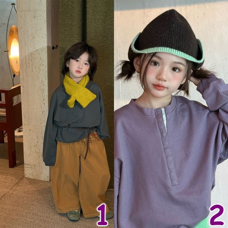 2026秋新品MXW★子供服　トップス★90cm〜160cm 2色