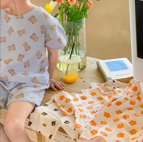 2022夏新品★男女兼用　上下セット　部屋着　80-130cm　8色
