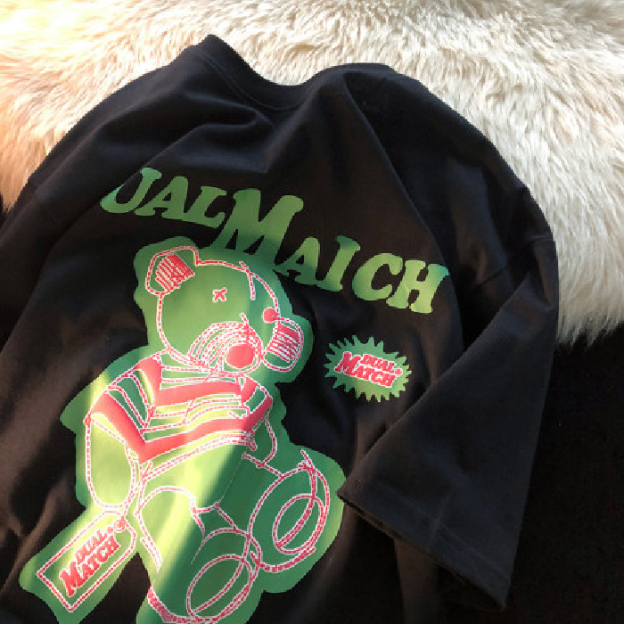 トップス★ 半袖 ★♪修身★♪ゆとり★♪Tシャツ★♪2色★♪レディース★新款