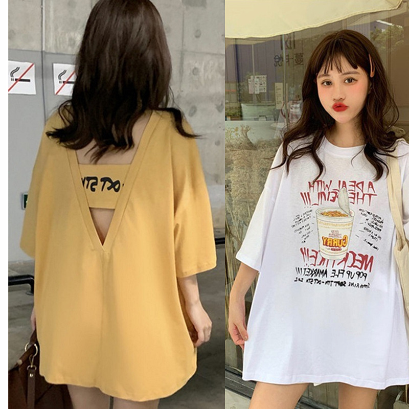 韓国ファッション★レディース向け★♪キャラクター★♪ゆとり★♪半袖★♪Tシャツ★♪トップス★♪